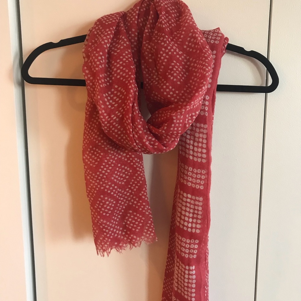 Ralph Lauren - red print summer scarf